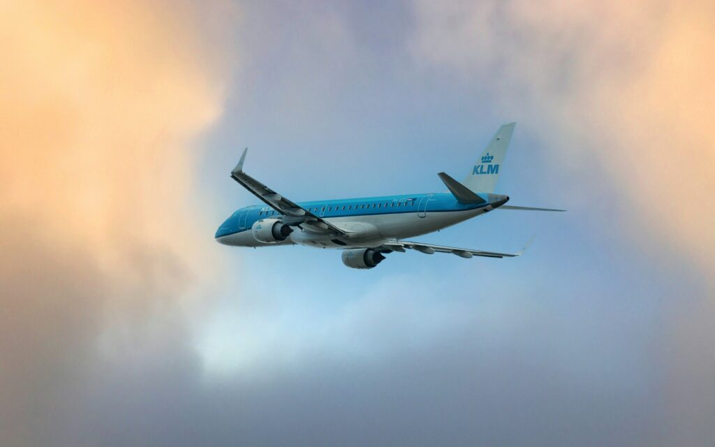KLM flight